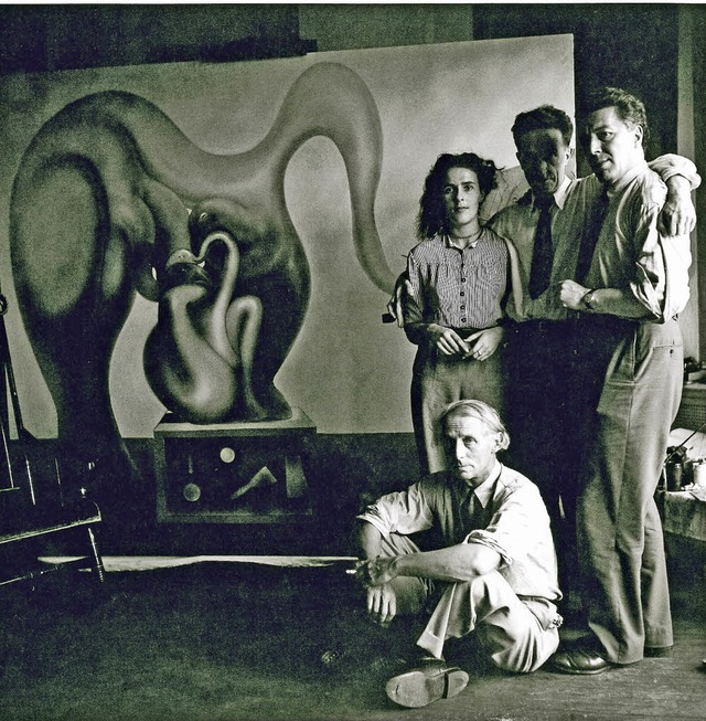 Zeitgeist und Surrealismus: Max Ernst ...dr Breton in New York im Herbst 1942.  | Foto: -