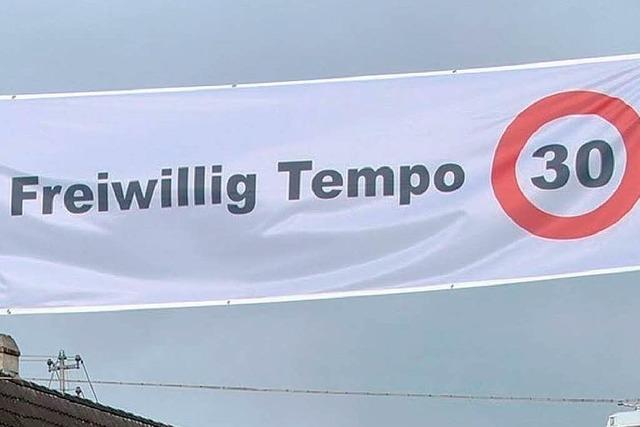 Streit um Tempo 30