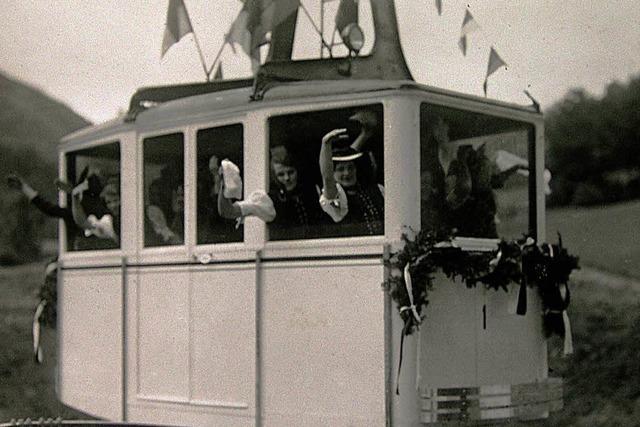 Historischer Film: Fahrt mit der Schauinslandbahn im Jahr 1932