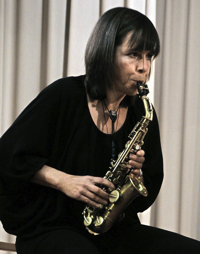 Sopran-Saxophonistin Christine Rall  | Foto: Friederike Marx-Kohlstdt