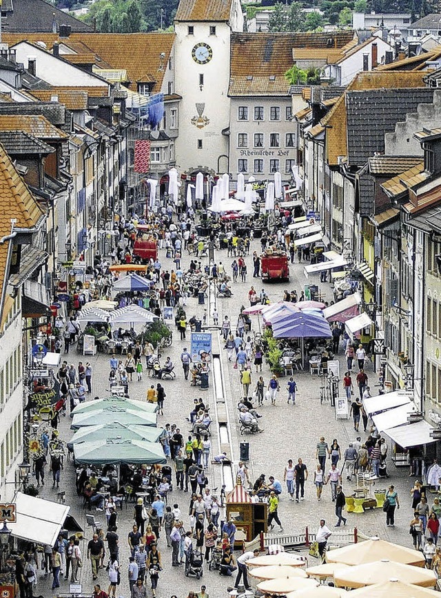 So sieht&#8217;s aus: die Kaiserstrae, autofrei.   | Foto: Roland Gerard