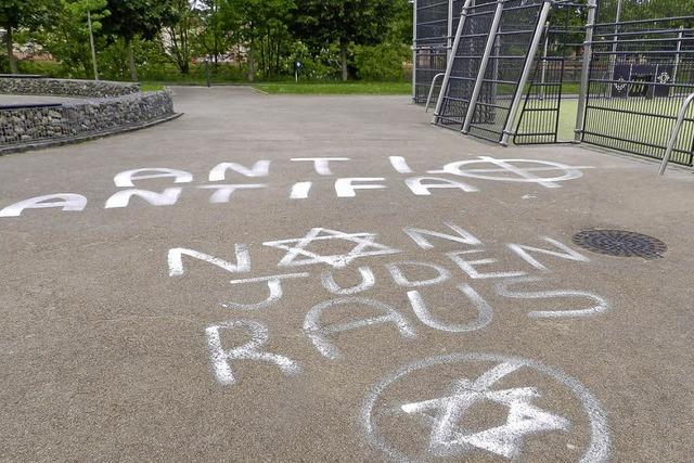 Antisemitische Parolen am Hninger Skaterpark