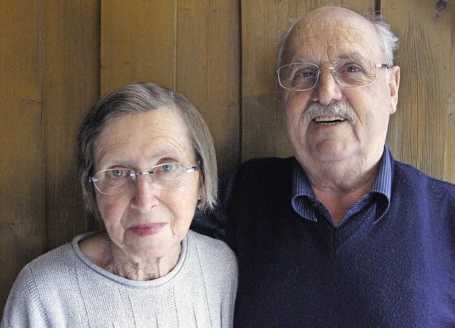 Rita und Anton Ringwald sind seit 50 Jahren verheiratet.   | Foto: Gutjahr