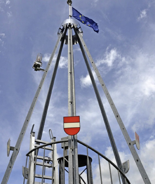 Europa ber allem &#8211; sogar ber dem Eichbergturm.  | Foto: Jahn