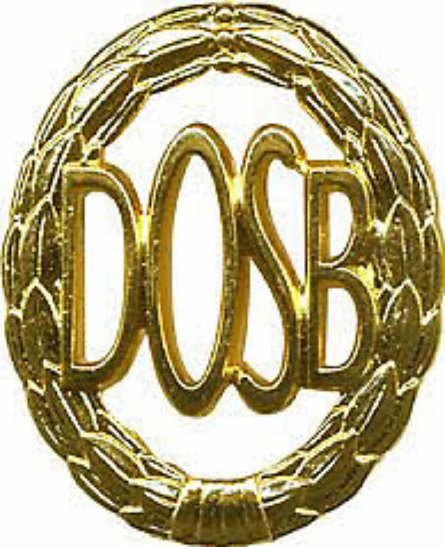 DOSB-Abzeichen in Gold   | Foto: bz