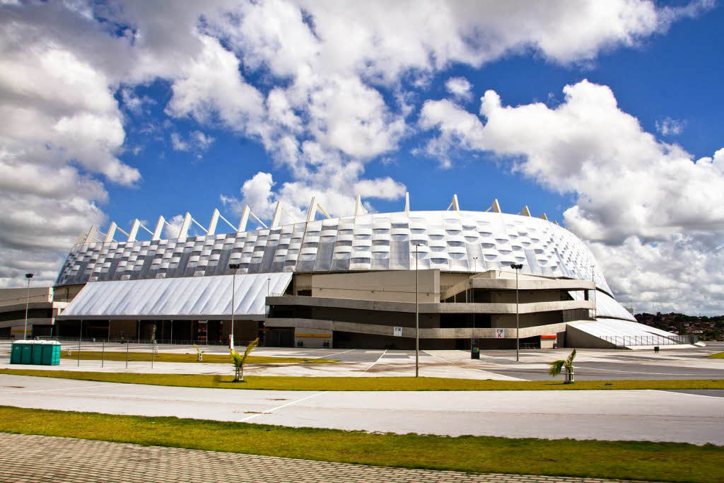Die WM-Arena von Recife von auen betrachtet