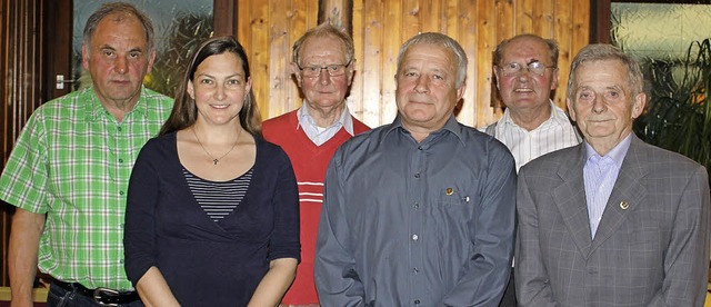 Ehrungen beim TuS: (von links) Manfred... Josef Goldschmidt, Bernhard Kaufmann   | Foto: sandra decoux-kone