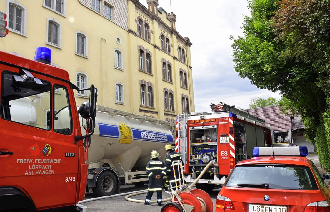 Produktionsstopp nach dem Brand Lörrach Badische Zeitung