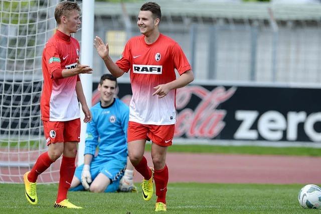 SC-A-Junioren bleiben nach 11:0-Sieg ber Burghausen erstklassig