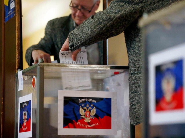 Referendum in der Ostukraine  | Foto: dpa