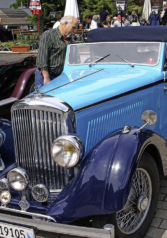 Viele echte Hingucker gab es beim Bentley-Treffen am Samstag in Todtmoos.  | Foto: hrvoje miloslavic