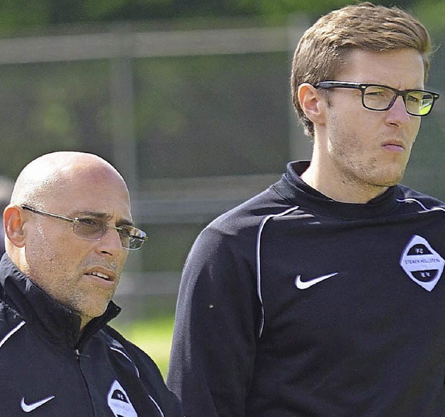 Germano Fanciulli (links) und sein Co-Trainer Fabian Mller   | Foto: sha