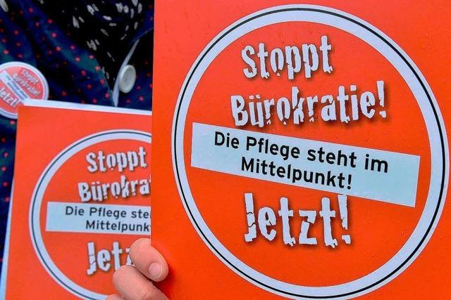 Demo in Freiburg: Wenn die Pflege zum Pflegefall wird