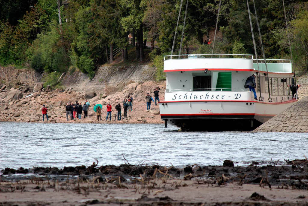 Endlich im Wasser.