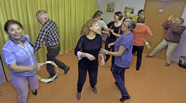 Dauernd in Bewegung: Die Mitglieder de...en Proben fr &#8222;Boccaccio&#8220;.  | Foto: Michael Bamberger