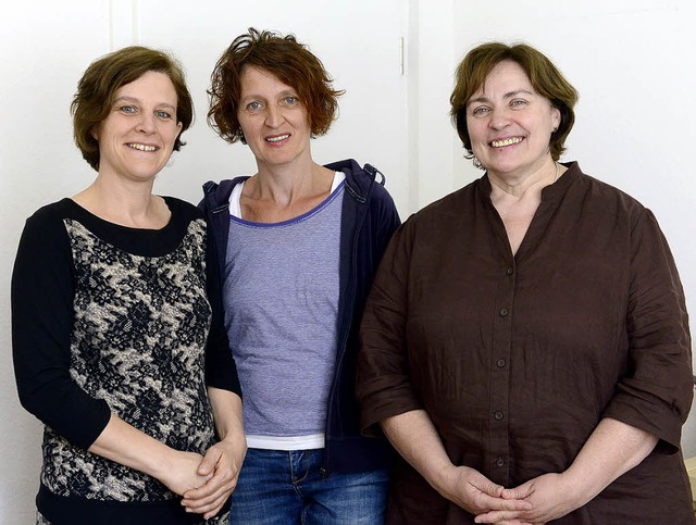 Susanne Strigel, Beate Biederbick, Lisa Memer (von links).   | Foto: schneider