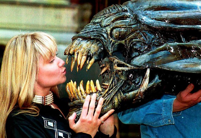 Monster aus dem Film &#8222;Alien&#8220;, erdacht vom Knstler Giger.   | Foto: AFP