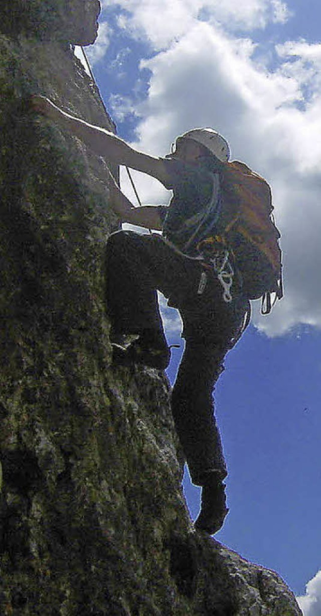 Klettern: Stck fr Stck nach oben  | Foto: PR Blaklett