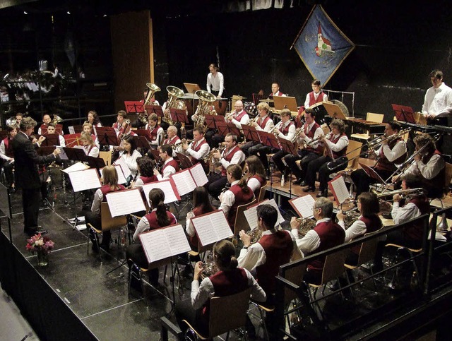 Der Musikverein Biengen begeisterte sein Publikum.  | Foto: Privat