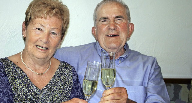 Gertrud und Josef David stoen auf 50 Ehejahre an.   | Foto: Herbert trogus