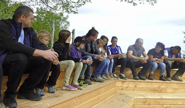 Die neu gestalteten Sitzreihen haben i... der offiziellen Einweihung bestanden.  | Foto: Kirsten Lux