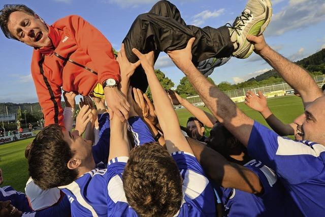 SV Waldkirch als Sdbadischer Pokalsieger im siebten Himmel