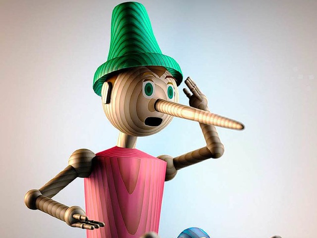 Pinocchio, der wohl bekannteste Lgner der Welt.   | Foto: Fotolia