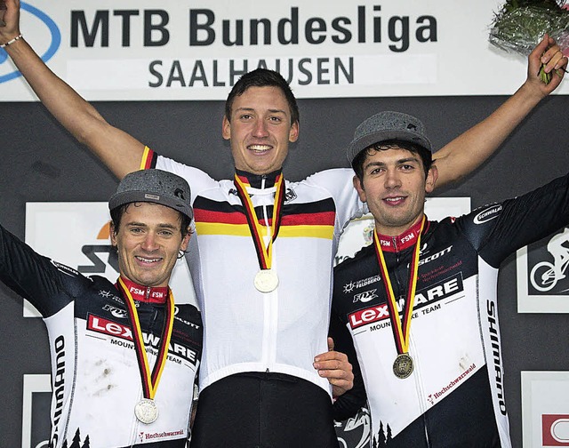 Als strahlender Deutscher Sprint-Meist...zweiten Bundesliga-Rennen in Heubach.   | Foto: kstenbrck