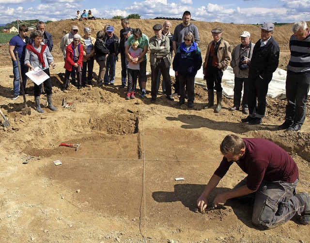 Archologische Grabungen der Denkmalpf...zeigt, was darin alles zu finden ist.   | Foto: Haberer