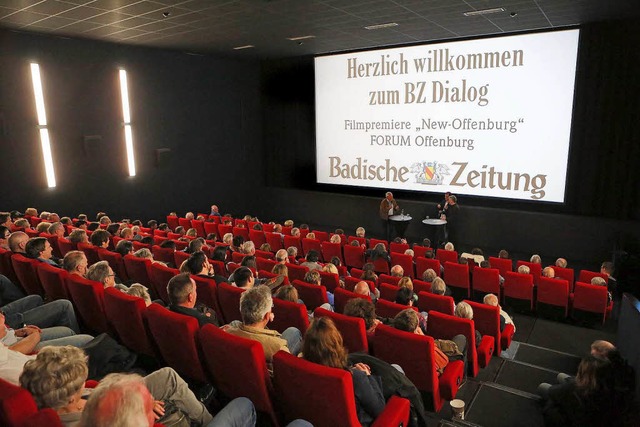 Der BZ-Dialog zur Filmpremiere von &#8...wurde in zwei Slen parallel gezeigt.   | Foto: Breithaupt
