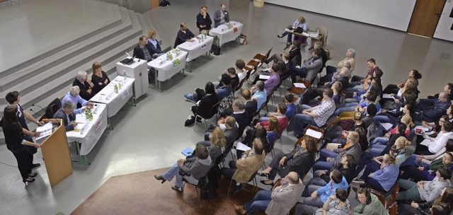Rund 90 Jugendliche kamen zur Podiumsd... Jugendparlaments mit den Kandidaten. | Foto: Julia Dreier Rund 90 Jugendliche kamen zur Podiumsd... Jugendparlaments mit den Kandidaten. | Foto: Julia Dreier