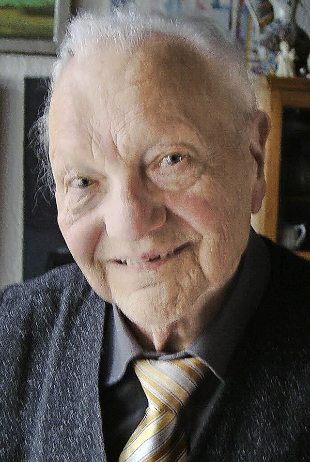Paul Grb wird 93 Jahre alt.  | Foto: Werner Probst