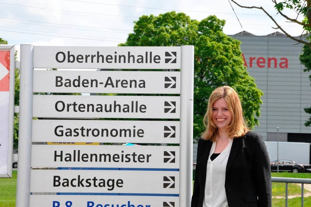 Sieht die Messe Offenburg-Ortenau gut ...Geschftsfhrerin Sandra KircherFotos:  | Foto: Helmut Seller