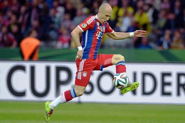 2:0 gegen BVB: Bayern dank Final-Held Robben Pokalsieger