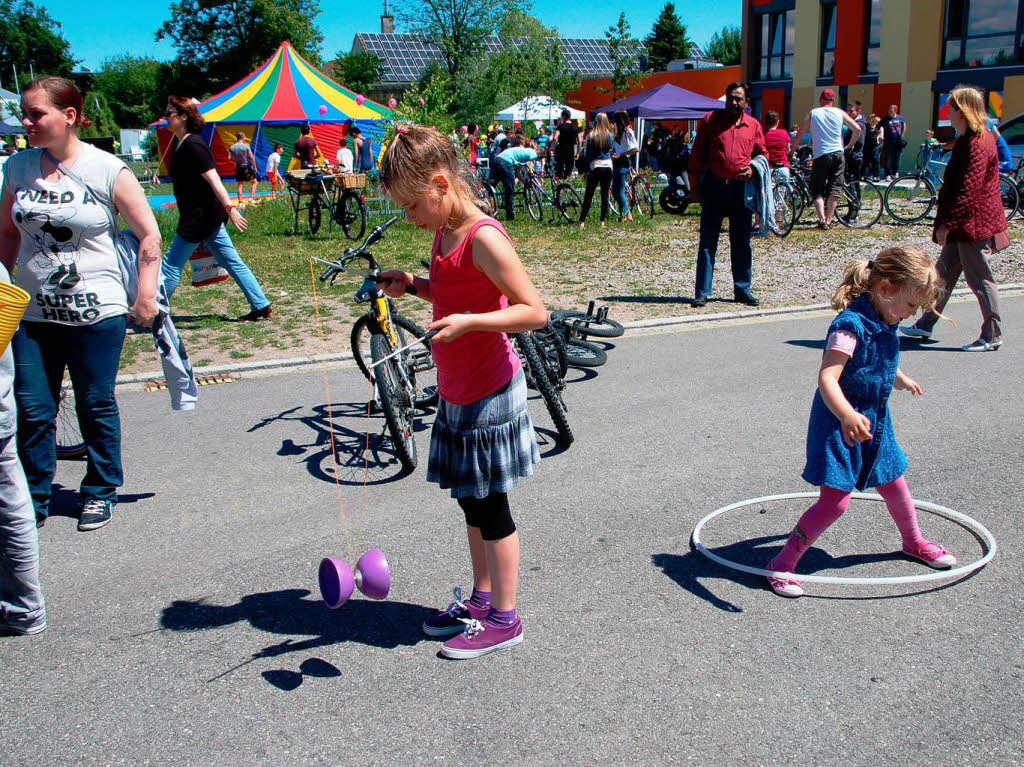 Spiel, Spa und Mitmachaktionen  beim Familienfest. 