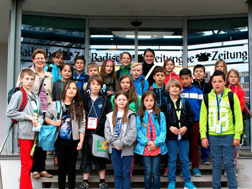 Die Klasse 4d der Schwarzenbergschule Waldkirch mit ihrer Lehrerin Monika Maier. Die Klasse 4d der Schwarzenbergschule Waldkirch mit ihrer Lehrerin Monika Maier.