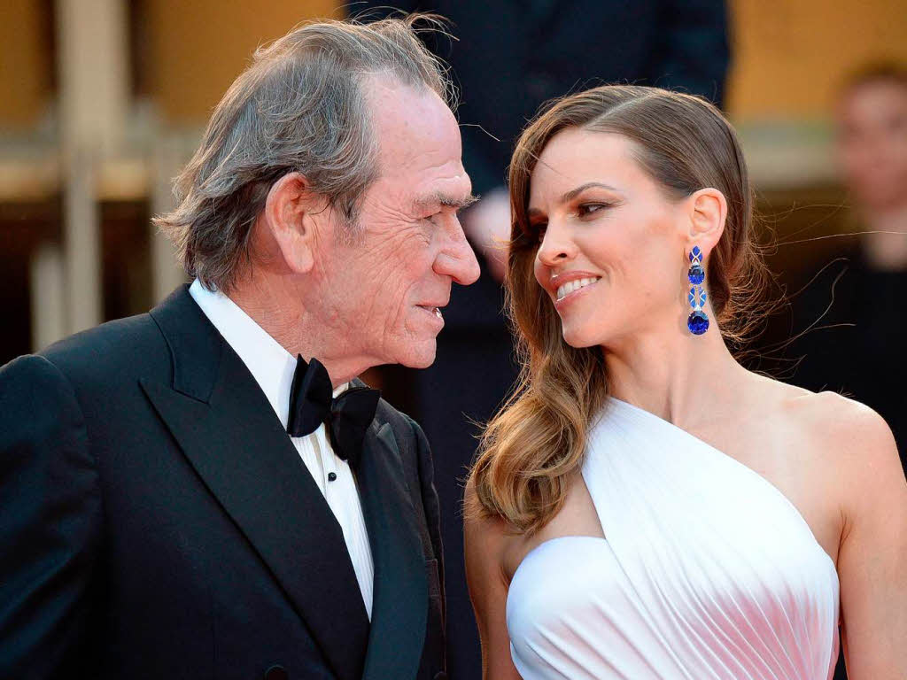 Tommy Lee Jones mit Hilary Swank
