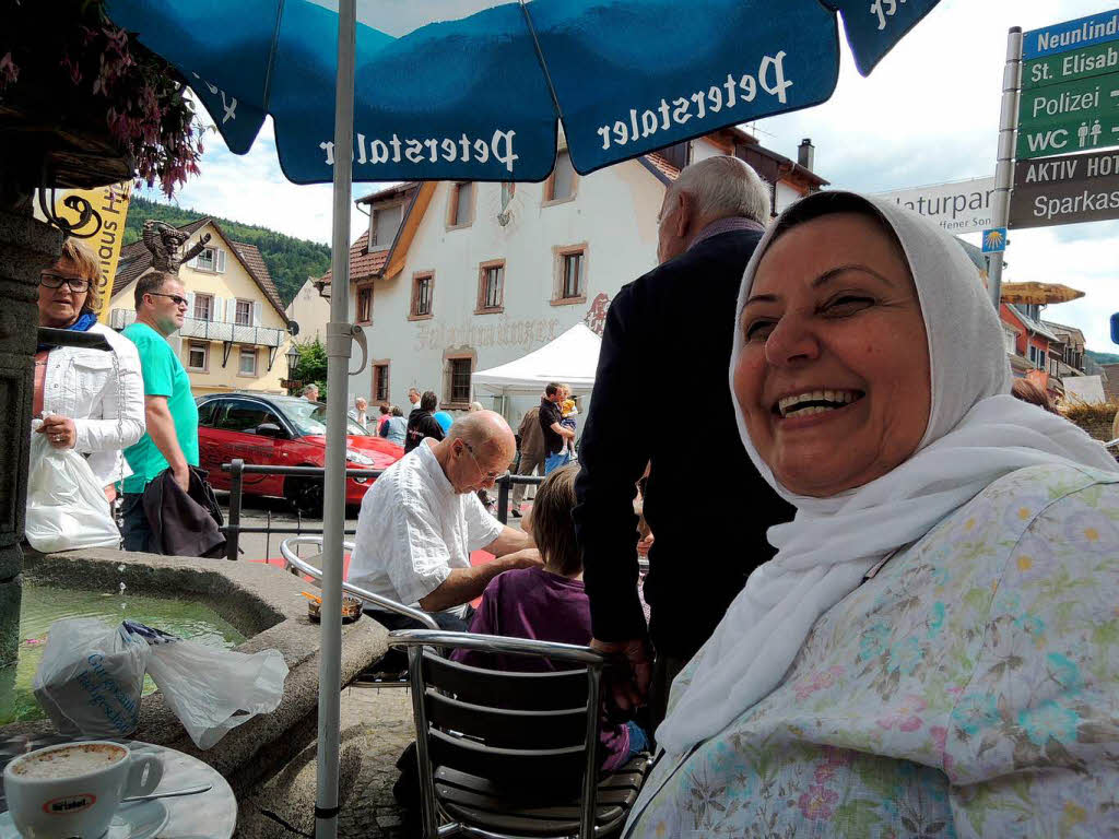 Fatma al Begsoni aus Kuweit war wohl die am weitesten angereiste Besucherin Elzachs am vergangenen Sonntag.