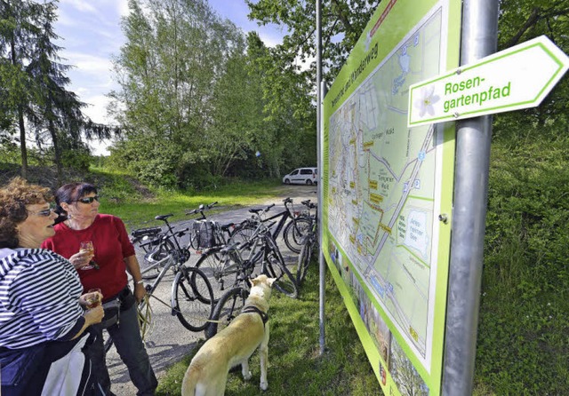 Auch per Rad lsst sich der Rosengarte...rkunden. Start ist am Reutemattensee.   | Foto: Michael Bamberger