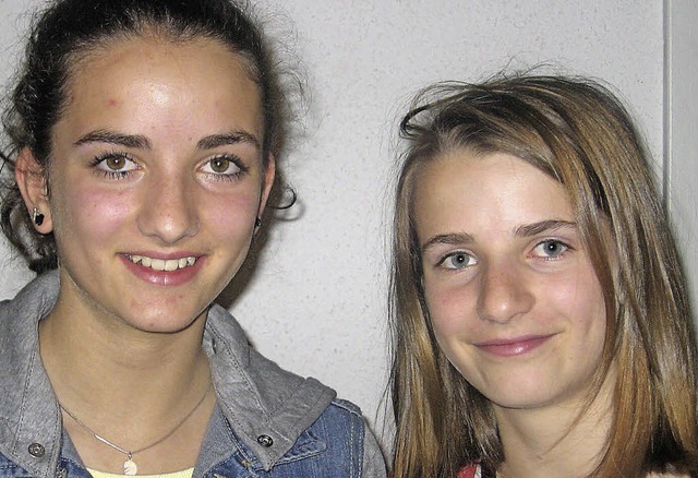 Carla (links) und Emily Behringer erzi...ndes- und Bundesebene gute Ergebnisse.  | Foto: Christiane Sahli