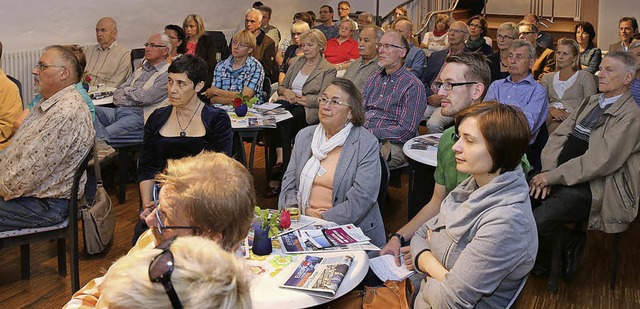 Gut besucht war eine SPD-Veranstaltung... dem Osteuropa-Experten  Gernot Erler.  | Foto: Sandra Decoux-Kone