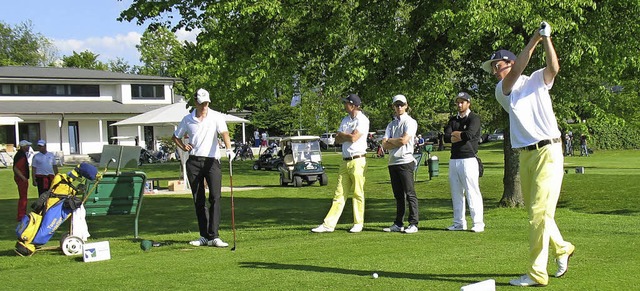 Die Golfer des GC Feldafing siegten be...r dem GC Wrthsee und dem GC Olching.   | Foto: privat