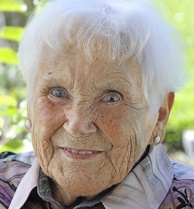 Elsa Frank feiert ihren 90. Geburtstag   | Foto: Maja Tolsdorf