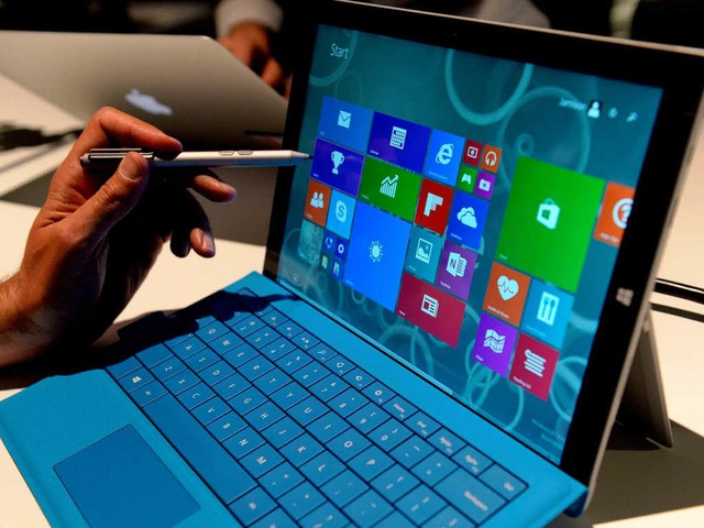Auf dem neuen Gert luft Windows 8.1.  | Foto: AFP