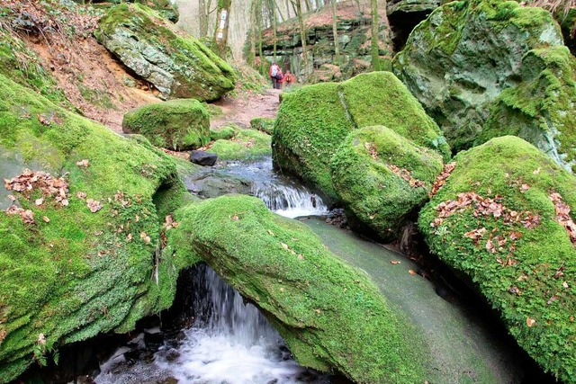Eigenwillige Felsformationen, idyllisc...rn in Luxemburg ist ein Naturerlebnis.  | Foto: O.N.T. Luxemburg