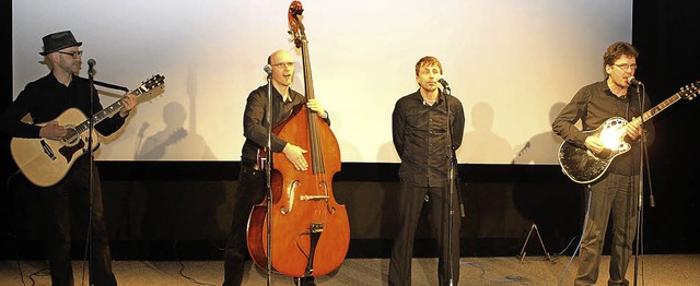 Der Kurzfilmpremiere folgt das Konzert...g Stelz, Christoph Hog, Karl Willmann   | Foto: Marion Pfordt