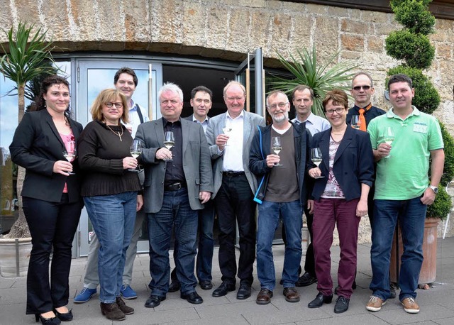 Freuen sich schon jetzt auf die erste ...tern und zwei  Winzergenossenschaften  | Foto: Kai Kricheldorff