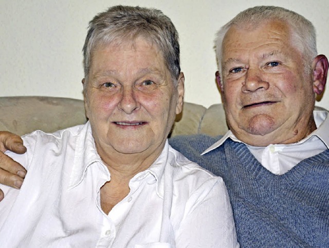 Ingrid und Klaus Trefzer feiern heute   goldene Hochzeit.   | Foto: G. Diehl