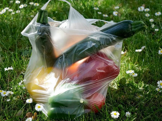 Eine Plastiktte zum Einkaufen &#8211; das ist leicht zu vermeinden.   | Foto: Michael Saurer