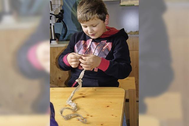 Vom Glck, eine echte Blindschleiche in der Hand zu halten